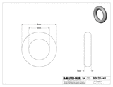 Joint torique de vis air/carburant Keihin