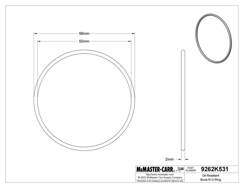 O Ring - 52x2