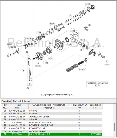 Bêta OEM - Roulement 6.19.6