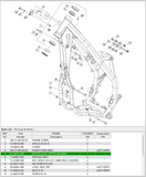 BETA OEM - COUVERCLE DE CULASSE DE DIRECTION, ROULEMENT SUPÉRIEUR RR 4T