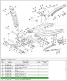 Beta OEM - ROULEMENT de bras oscillant, 22 X 12V