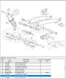 GasGas OEM - AMORTISSEUR ARRIÈRE JOINT LWR HEIM *VENTE*
