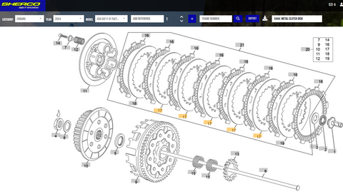SHERCO OEM - METAL CLUTCH DISK