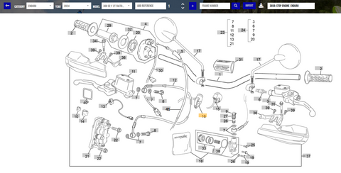SHERCO OEM - STOP ENGINE  ENDURO