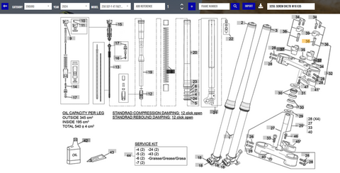 SHERCO OEM - SCREW CHC.TB  M10 X35