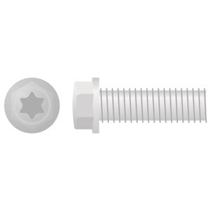 M8x30 EURO FL HEX