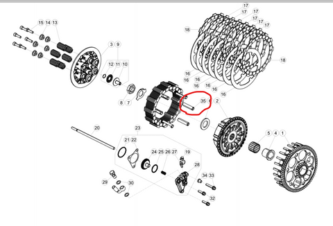 BETA OEM - Guide de plaque d'embrayage