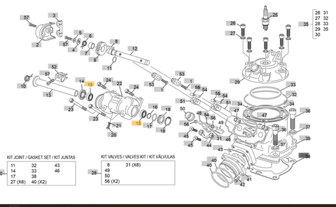SHERCO OEM - Roulement 61800 C3