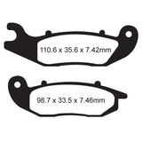 Plaquettes de frein EBC pour HONDA CRF250L 