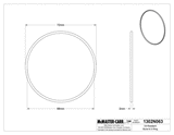 Joint torique - 68x2 - 1302N063