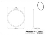 O Ring - 61.6x2.6 - 9396K163