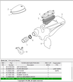 BETA OEM - FILTER BOX MUDGUARD, REV 3 2002