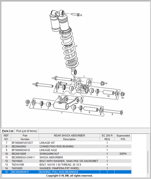 GasGas OEM - BUSHING, PULL ROD BEARINGS *SALE* GasGas OEM - BUSHING, PULL ROD BEARINGS *SALE*