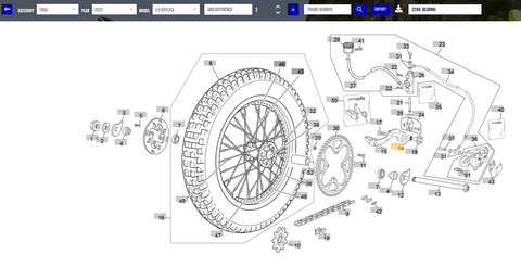 SHERCO OEM-ROULEMENT