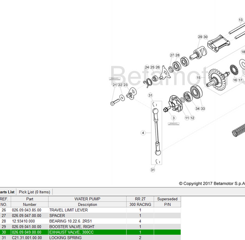 026.09.049.00.00 Exhaust Valve 300
