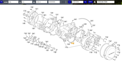 SHERCO OEM - JOINT D'HUILE 17X24X5