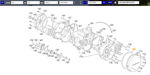 Sherco OEM - O ring - 3158