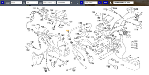 SHERCO OEM - NGK BOUGIE D'ALLUMAGE CUP ASSY SE