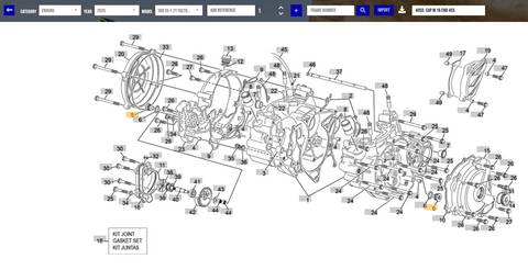 SHERCO OEM - BOUCHON M 16 FIN 455