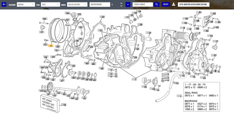 SHERCO OEM - COUVERCLE D'EMBRAYAGE INJECTÉ 250 FIN