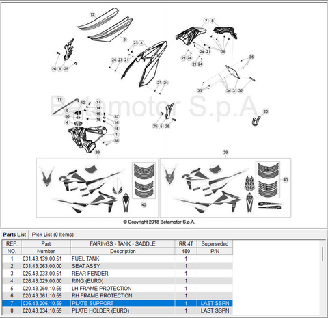 Beta OEM - REAR INNER FENDER