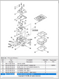 Beta OEM - TOP END GASKET SET - 480/500