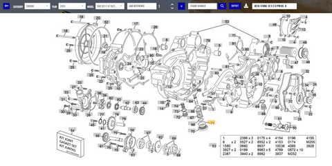 SHERCO OEM - JOINT TORIQUE 32 X 2.5 FPM 85 R