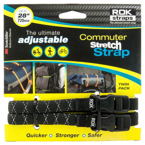 ROK Commuter Adjustable Stretch Straps - Light Duty - 1/2" x 28"