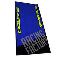 SHERCO OEM - TAPIS SHERCO BLEU 95 X 200 CM