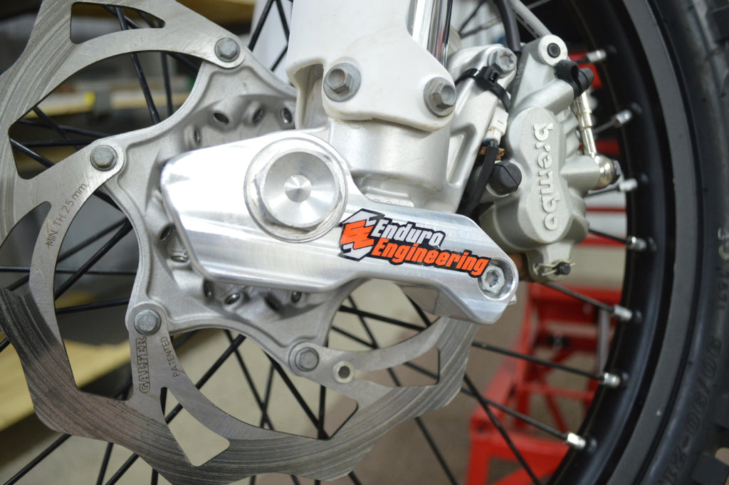 Lower Left Fork Leg Protector Lang's OffRoad