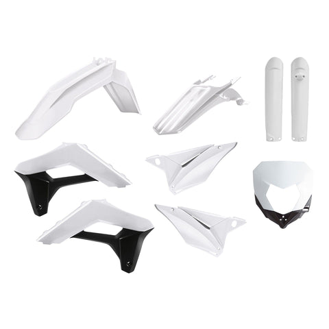 Sherco Complete Plastic Kit Enduro 17-23. WHITE