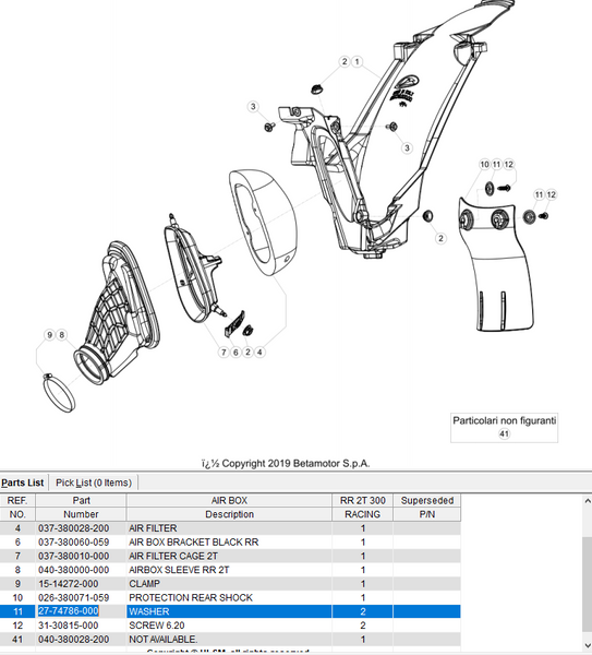 Beta OEM - CUPPED WASHER