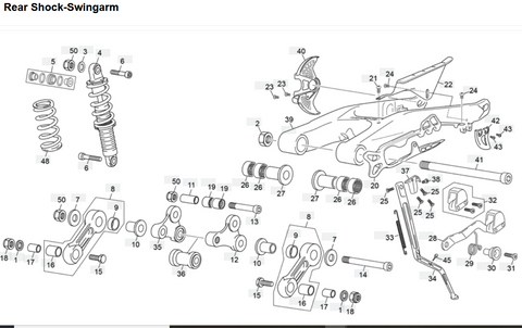 SHERCO  OEM - CHAIN GUIDE PLATE 07 TRIAL