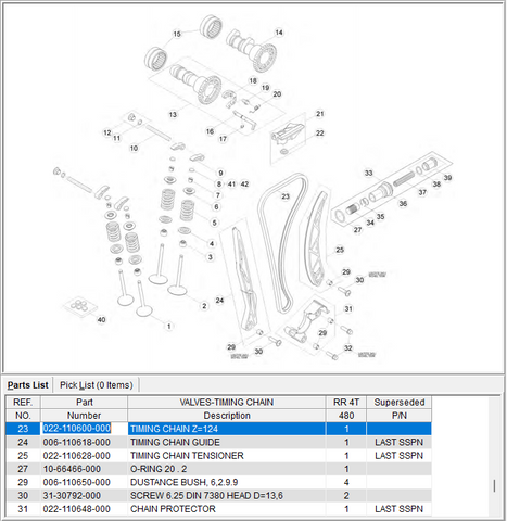 BETA OEM - TIMING CHAIN TENSIONER