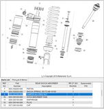 BETA OEM - ÉCROU DE RÉGLAGE D'AMORTISSEUR - KIT