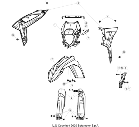 Plastic Kits & Protection for Beta Xtrainer 300 Plastic Kits & Protection for Beta Xtrainer 300