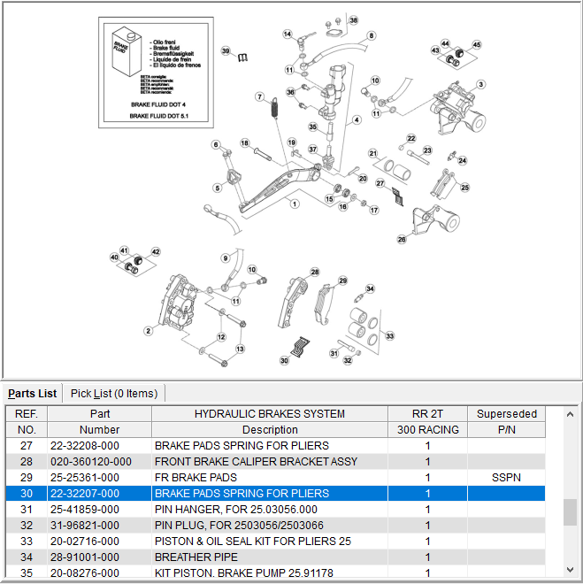 Beta OEM- Front Brake Caliper Beta OEM- Front Brake Caliper